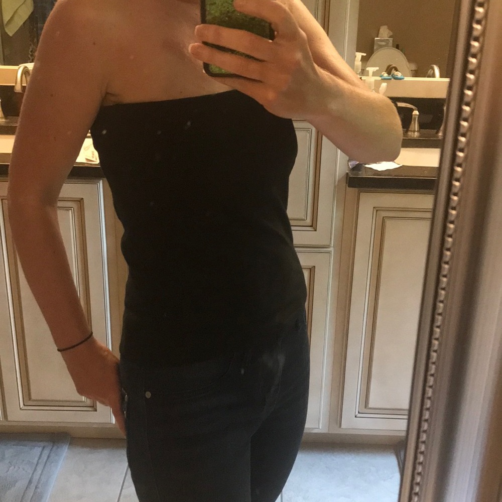 EC: Black Banana Republic tube top Sz L - Picture 7 of 7